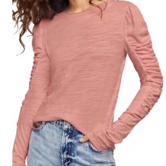 We The Free Tops - We The Free Dusty Pink Long Sleeve Top